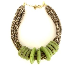 Multi strand statement necklace